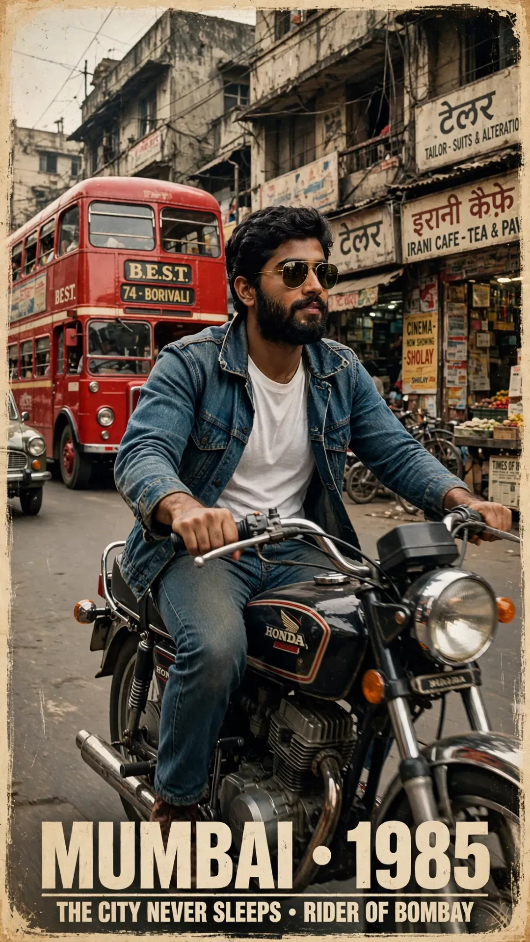 Gemini Bike Attitude Photo Edit Prompt (Cinematic Cafe Racer Portrait)